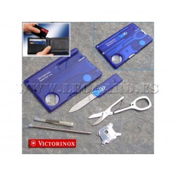 Victorinox - Tarjeta Multiusos Swisscard Lite 13 Usos Azul traslúcido