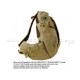 Mochila Bandolera Maxpedition Monsoon Gearslinger Khaki