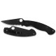 SC36GPSBK Navaja Spyderco Military Black coated partially serrat