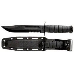 KA1214 cuchillo Ka-bar USA Fighting Knife Kydex Serrated.