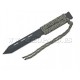 TPSSB08 cuchillo Tops SWAT Spike Black Blade/OD Green handle