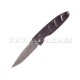 MCU22D NAVAJA MCUSTA DAMASCUS BASIC FOLDER BLACK MICARTA