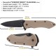 Navaja Maxpedition Ferox Serrated Edge Black