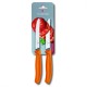 Cuchillos Cocina Victorinox Swiss Classic Naranja Sierra 2 Ud