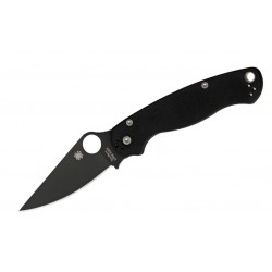 Navaja Spyderco Para-Military 2 Negra Cacha negra