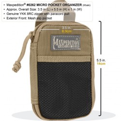 Bolsillo Organizador Maxpedition Micro Pocket Negro