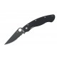 Navaja Spyderco Military Black Part Serrated