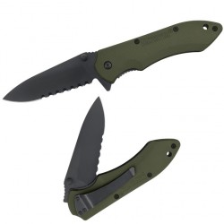 Navaja Maxpedition Ferox Serrated Edge Green