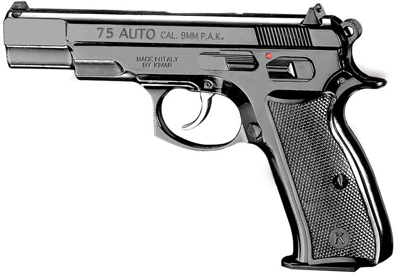 Pistola Detonadora Bruni Tipo 92F Cromo 9 mm