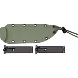 ESEE Model 6 Filo Liso Funda Verde