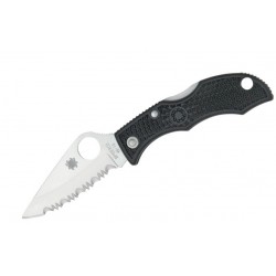 Spyderco Ladybug 3 Negra Filo Serrado