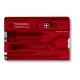 Victorinox - Tarjeta Multiusos Swisscard 10 Usos Rojo traslúcido