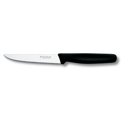 Cuchillo Cocina Victorinox Bistec  Punta y Sierra Negro