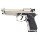 Pistola Detonadora Reck Miami 92F Niquel 9 mm (Réplica Beretta 92F)