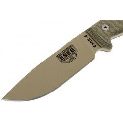 ESEE Model 4 Filo Liso Desert Tan