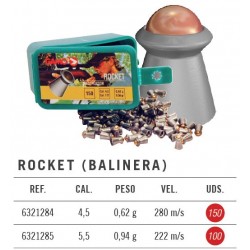 Balines Gamo Rocket 5,5 mm 100 ud