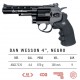 Revólver ASG Dan Wesson 4" Negro Co2