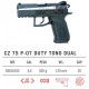 Pistola ASG CZ 75 P-07 Duty Dual Tone Blowback Co2