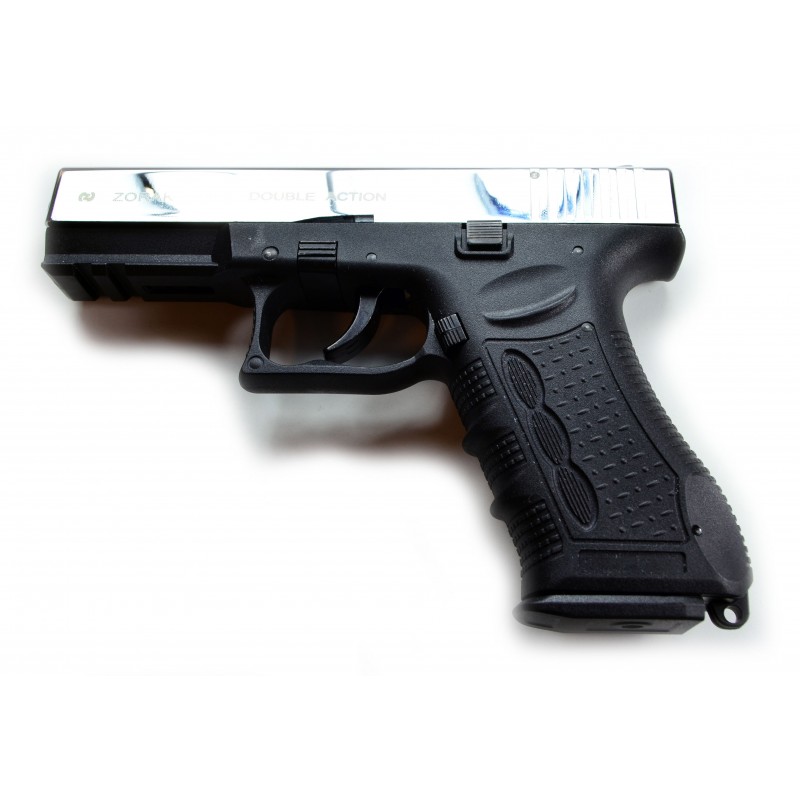 Pistola Detonadora Zoraki 917 Cromo 9 mm (Réplica Glock 17), compra online