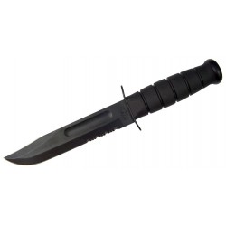 KA1212 cuchillo Ka-bar USA Fighting Knife Black Serrated