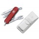 Navaja Suiza Multiusos Victorinox Signature con Funda de Piel Blanca