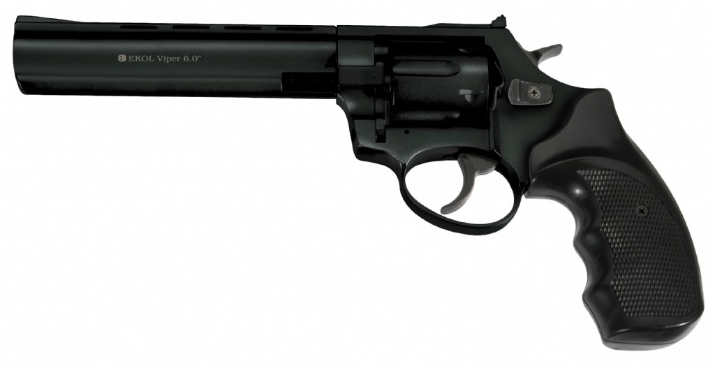 Revolver Fogueo Ekol Viper 6 Pulgadas Fume Salva Cal 9mm