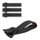 Maxpedition Tactie straps 3" Black 4 Unidades