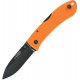 Ka-Bar Dozier Folding Hunter Naranja Hoja Negra