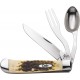 Navaja Case Hobo Amber Bone