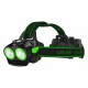 Linterna frontal Led Lenser XEO19R Negra-Verde