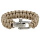 Pulsera Paracord 550 Pentagon 2.0 Survival Tan