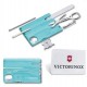 Victorinox - Tarjeta Multiusos Swisscard Nailcare 12 usos Azul traslúcido