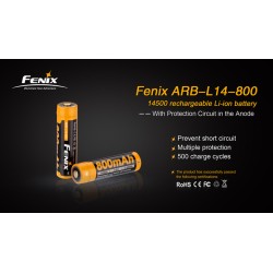 Pila Fenix 14500 ARB-L14 800 mAh