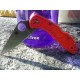 Navaja Spyderco Delica Filo Liso Naranja