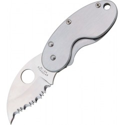 Navaja Spyderco Cricket Acero Filo Serrado