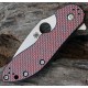 Spyderco Domino Red Weave