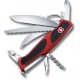 Victorinox - Navaja Suiza Multiusos Delémont Ranger Grip 57 Hunter Roja