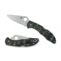 Navaja Spyderco Delica Flat Groun Green