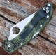 Spyderco Delica Zome Flat Groun Green