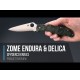 Spyderco Delica Zome Flat Groun Green