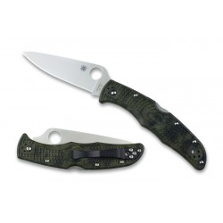 Navaja Spyderco Endura Zome Flat Ground Green