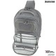 Mochila Bandolera Maxpedition Edgepeak Sling Pack Negra