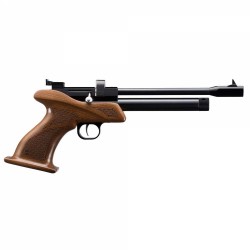 Pistola Zasdar CP1 Co2 multi-tiro empuñadura madera picada cal. 4,5 mm Balines