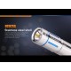 Linterna Fénix UC02SS Acero Inoxidable 130 lumenes Azul Recargable