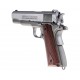 Pistola Cybergun P1911 Nickel/Madera (Réplica Colt 1911) Co2 Full Metal