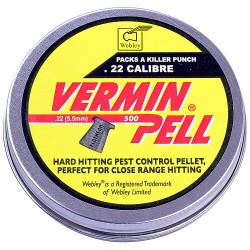 Balines Webley Verminpell 5,5 mm 500 ud