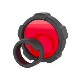 Filtro Rojo + Protector Led Lenser Para Linterna MT18