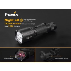 Linterna infrarroja Fenix TK25IR 1000 Lumens (Luz blanca e infrarroja)