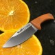Cuchillo Muel Peccary Micarta Naranja