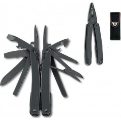 Victorinox - Alicate Multiusos SwissTool Spirit Negro Funda Cordura